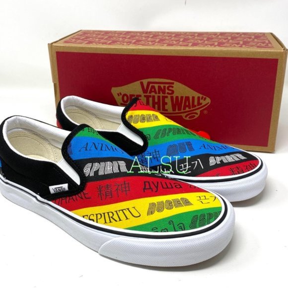 💖MEGA SALE💖VANS Classic Slip On Spirit Multi Canvas Men’s  9 10.5 VN0A4U38WK2 - Picture 1 of 10